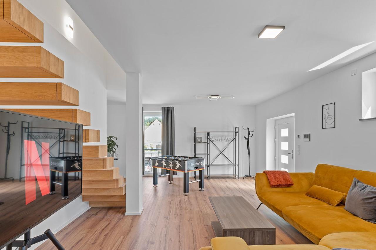 Golden Home With Barbecue, Yoga, Football Table Sinsheim Dış mekan fotoğraf